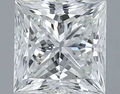 1.52ct K SI1 Rare Carat Ideal Cut Princess Diamond