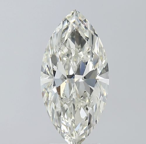 3.01ct K SI1 Rare Carat Ideal Cut Marquise Diamond