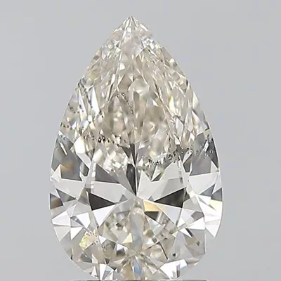1.70ct K SI2 Rare Carat Ideal Cut Pear Diamond