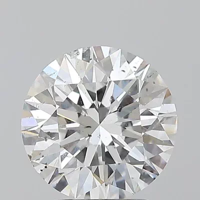 2.02ct E SI2 Rare Carat Ideal Cut Round Diamond