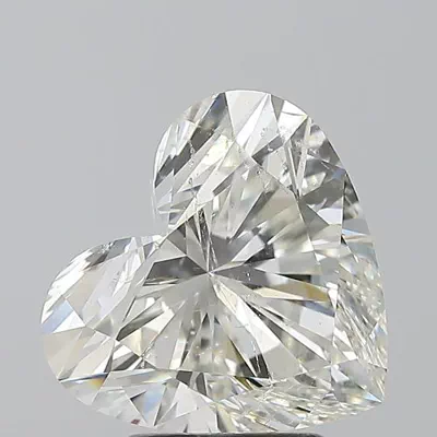 3.01ct J SI2 Rare Carat Ideal Cut Heart Diamond