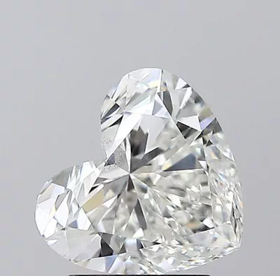 2.20ct H SI2 Excellent Cut Heart Diamond