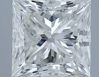 2.03ct J VS2 Rare Carat Ideal Cut Princess Diamond