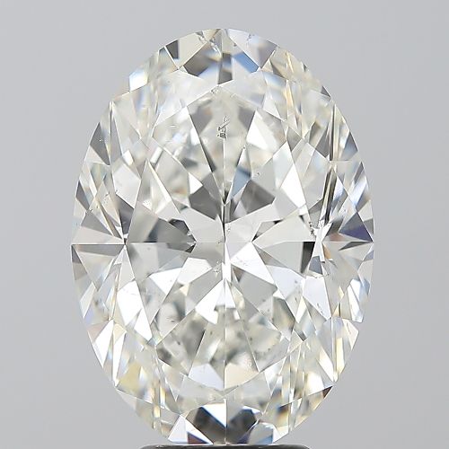 5.05ct I SI1 Rare Carat Ideal Cut Oval Diamond