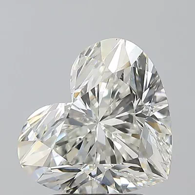 2.51ct J VS2 Rare Carat Ideal Cut Heart Diamond