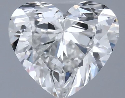 0.38ct H VS2 Rare Carat Ideal Cut Heart Diamond