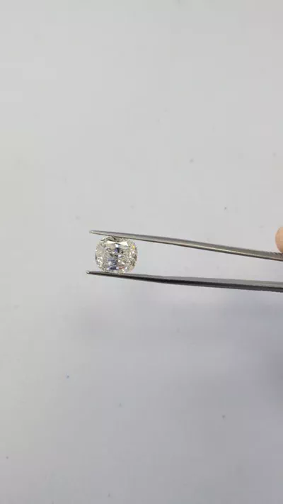 5.12ct H SI1 Very Good Cut Cushion Diamond