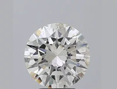 3.44ct H SI2 Very Good Cut Round Diamond