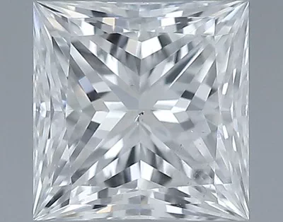 0.42ct H SI1 Rare Carat Ideal Cut Princess Diamond