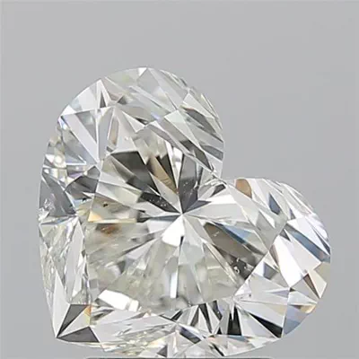 3.04ct K SI2 Rare Carat Ideal Cut Heart Diamond