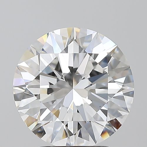 3.01ct E SI1 Rare Carat Ideal Cut Round Diamond