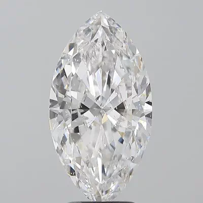 3.50ct D SI2 Rare Carat Ideal Cut Marquise Diamond