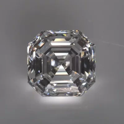 3.52ct F VS1 Rare Carat Ideal Cut Asscher Diamond