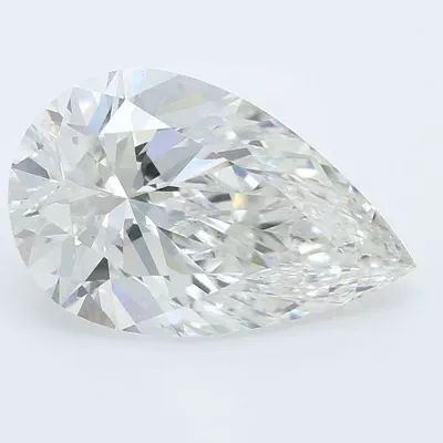 2.09ct H VS1 Rare Carat Ideal Cut Pear Lab Grown Diamond