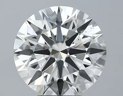 4.07ct G SI1 Rare Carat Ideal Cut Round Lab Grown Diamond