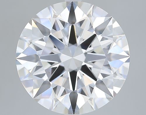 7.27ct F VS2 Rare Carat Ideal Cut Round Lab Grown Diamond