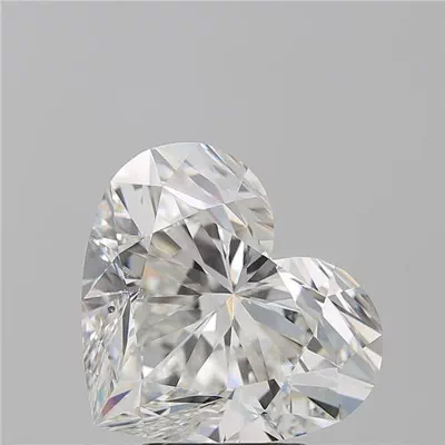 5.03ct H SI1 Rare Carat Ideal Cut Heart Diamond