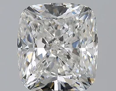 5.01ct G SI1 Very Good Cut Cushion Diamond