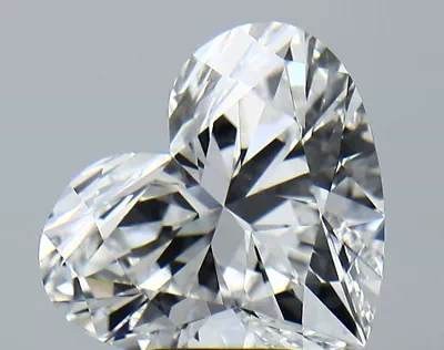 5.01ct F VS1 Rare Carat Ideal Cut Heart Lab Grown Diamond