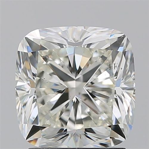 2.21ct K SI1 Rare Carat Ideal Cut Cushion Diamond