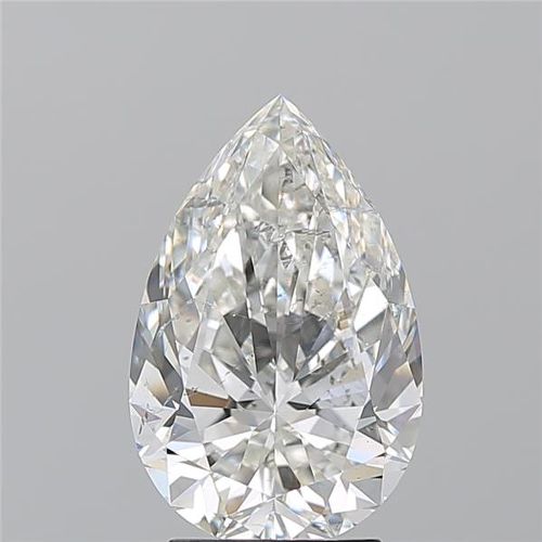 3.22ct H SI2 Rare Carat Ideal Cut Pear Diamond
