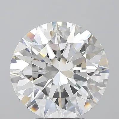 4.04ct G IF Rare Carat Ideal Cut Round Diamond