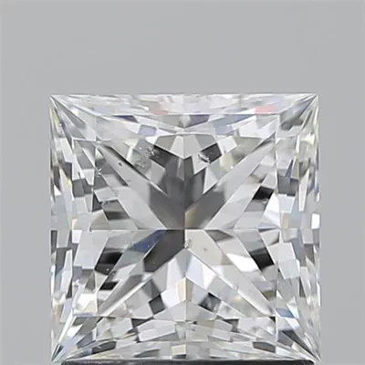 1.54ct H SI2 Rare Carat Ideal Cut Princess Diamond