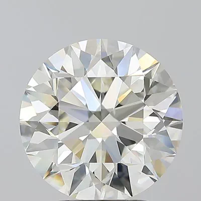3.01ct K IF Excellent Cut Round Diamond
