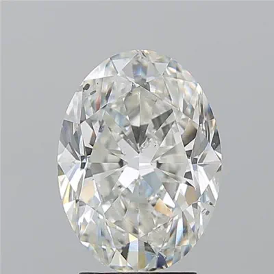 3.50ct I SI2 Rare Carat Ideal Cut Oval Diamond