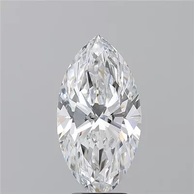 4.01ct D VS2 Rare Carat Ideal Cut Marquise Diamond