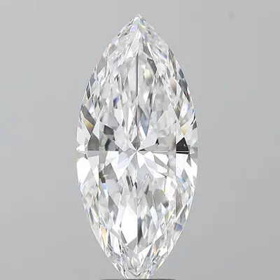 4.01ct D VS2 Rare Carat Ideal Cut Marquise Diamond