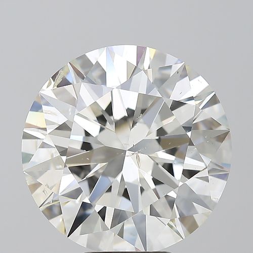 7.04ct J SI2 Rare Carat Ideal Cut Round Diamond