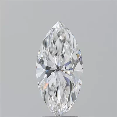 3.20ct F SI1 Rare Carat Ideal Cut Marquise Diamond