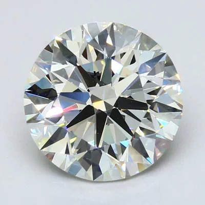 5.02ct G IF Rare Carat Ideal Cut Round Diamond