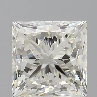 1.53ct K SI2 Rare Carat Ideal Cut Princess Diamond