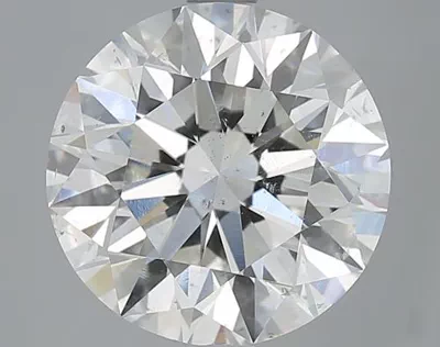 4.50ct I SI2 Rare Carat Ideal Cut Round Diamond
