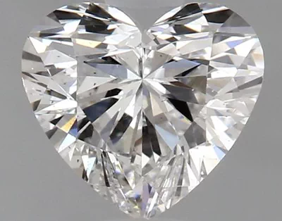 0.65ct F SI1 Rare Carat Ideal Cut Heart Diamond