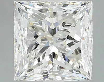 3.00ct J SI1 Very Good Cut Princess Diamond