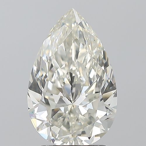 2.50ct J SI2 Very Good Cut Pear Diamond