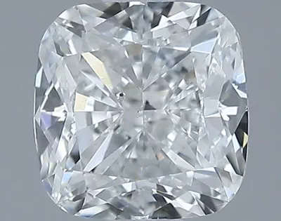 0.67ct I SI1 Rare Carat Ideal Cut Cushion Diamond