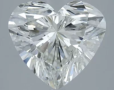 3.01ct J SI2 Rare Carat Ideal Cut Heart Diamond