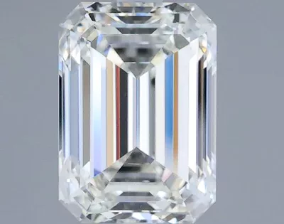 4.01ct J VS1 Rare Carat Ideal Cut Emerald Diamond