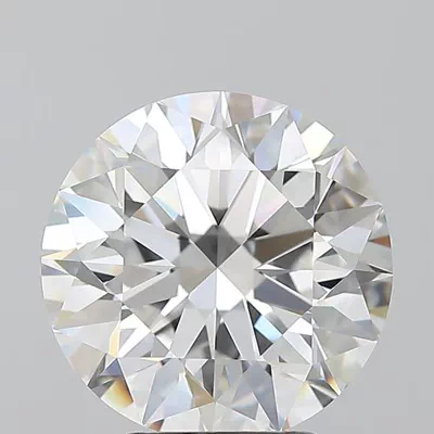 3.39ct F VVS2 Rare Carat Ideal Cut Round Diamond