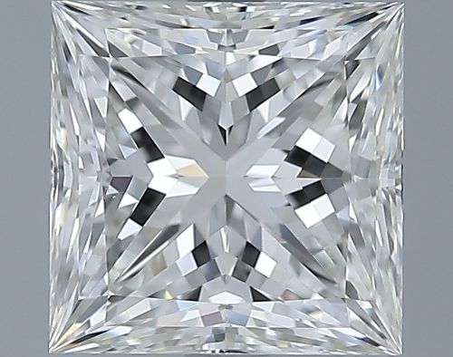 3.01ct J VS1 Rare Carat Ideal Cut Princess Diamond