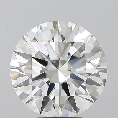 5.01ct H VS2 Rare Carat Ideal Cut Round Diamond