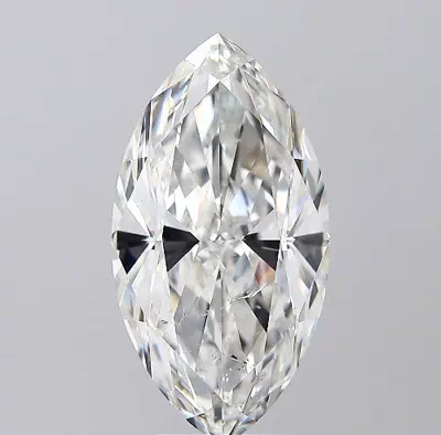 5.01ct G SI2 Rare Carat Ideal Cut Marquise Diamond