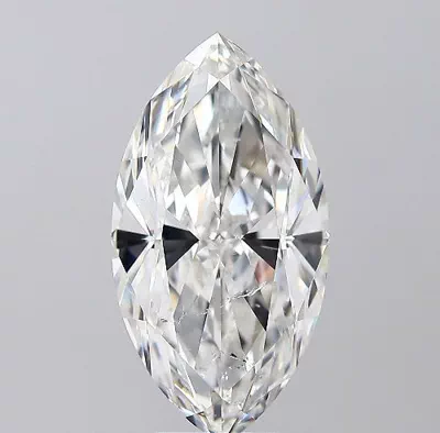 5.01ct G SI2 Rare Carat Ideal Cut Marquise Diamond