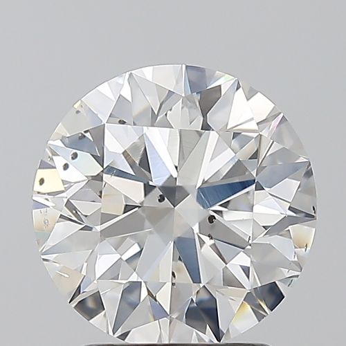 2.21ct E SI1 Rare Carat Ideal Cut Round Diamond