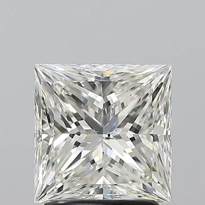 2.01ct J SI2 Rare Carat Ideal Cut Princess Diamond