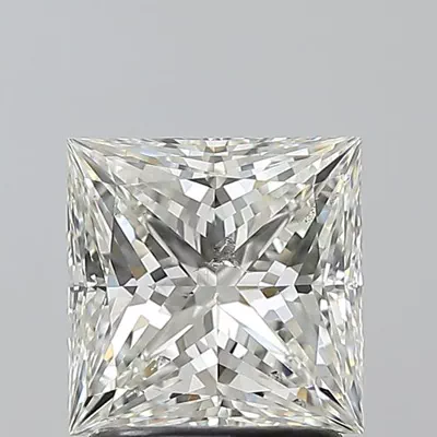 1.77ct I SI2 Rare Carat Ideal Cut Princess Diamond